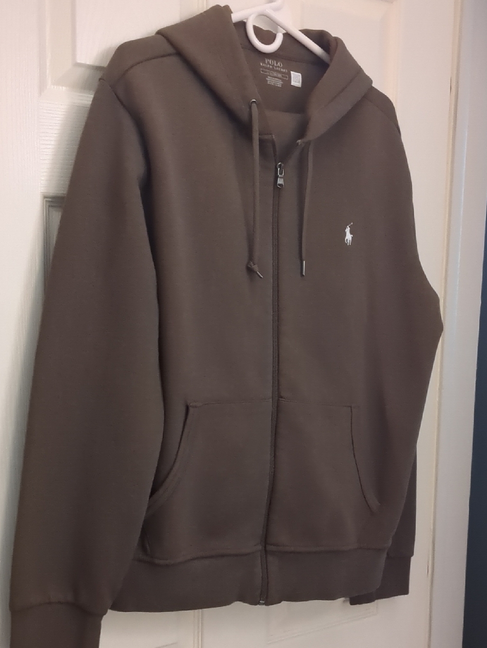 🍫NWOT  Polo by Ralph Lauren Chocolate Full-Zip Hooded Sweatshirt